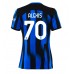 Inter Milan Alexis Sanchez #70 Voetbalkleding Thuisshirt Dames 2023-24 Korte Mouwen